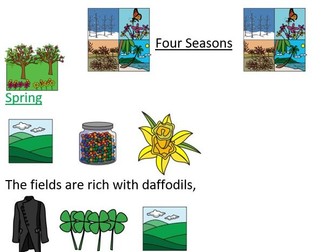 Four Seasons Poem with visuals