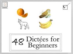 French: 48 Dictées for Beginners