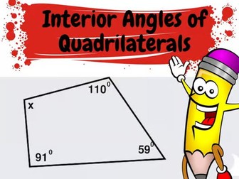 Find the measure of the missing angle - Quadrilaterals and Polygons Worksheets