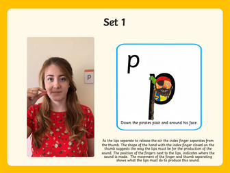 Phonics Phase 2&3 Cued Articulation gifs