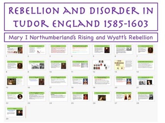 OCR Tudor Rebellions | Northumberland & Wyatt