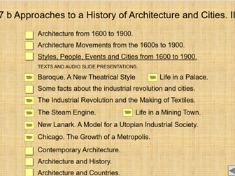 Approaches to the History of Architecture from 1600s to 1900