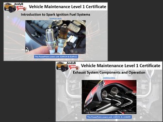 Vehicle Maintenance / Automotive Spark ignition & Exhaust Systems