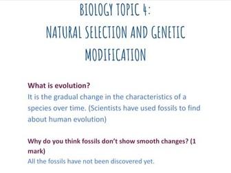 Edexcel GCSE Biology Topic 4 Grade 9 Notes