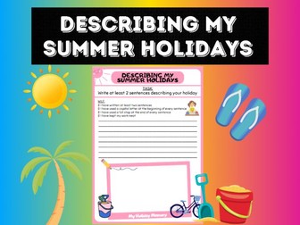 Describing summer holidays