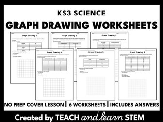 KS3 Science Graph Drawing Worksheets / Science Cover Work Activity