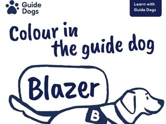 Guide Dogs colouring sheets