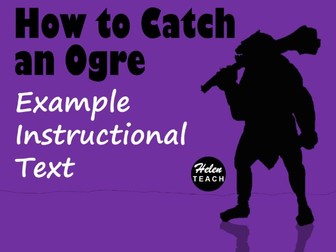 How to Catch an Ogre Example Instructions with Feature Identification & Answers