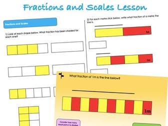 Year 3 Fractions - Fractions and Scales Lesson