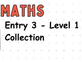 Entry Level 3 - Level 1 Functional Skills Maths - Presentations
