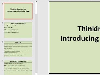 Making Thinking Visible Powerpoint