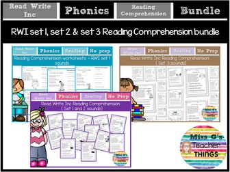 RWI Phonics: Reading Comprehension Book Bundle - Reception Y1 Y2 Y3
