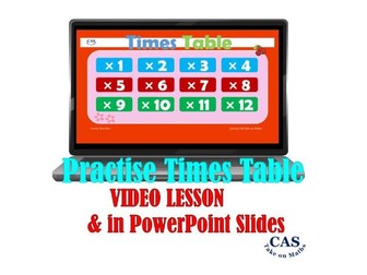 Times Tables 1 to 12 | Multiplication Facts Video & PowerPoint