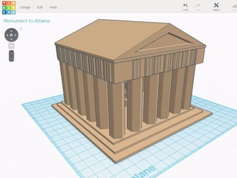 Designing Greek Monuments in 3D