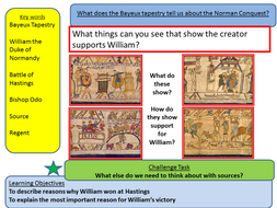 Norman Conquest: How do we know the Bayeux Tapestry supports William? (Lesson 4)