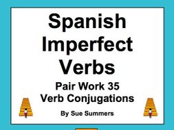 Spanish Imperfect Verbs Pair Work Las Escaleras Activity and Quiz