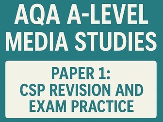 AQA A-Level Media Paper 1 Revision Lesson