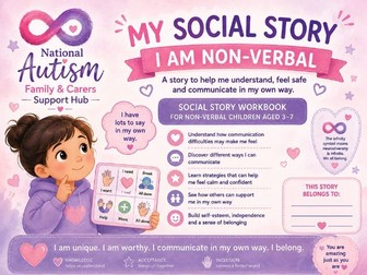 Non-Verbal Autism Social Story | Story Board