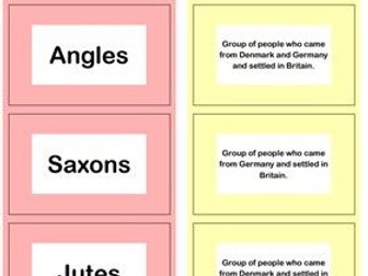 Vocab Card Game Anglo Saxons