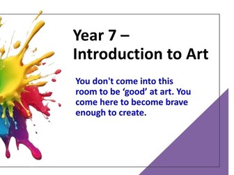 Year 7 Art Techniques: 18 Creative Mark-Making, Printing, Painting & Mixed-Media Ideas