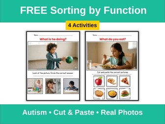 Free Sorting by Function (Autism)