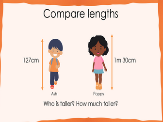Key Learning Y3 Compare lengths (White Rose Maths)