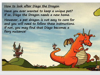 How to look after a dragon - Instruction Writing