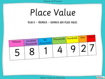 Place Value - Year 6