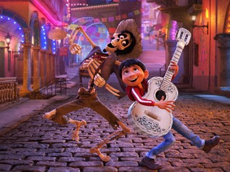 Coco pelicula Spanish film study end of year project
