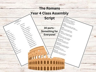 The Romans - Class Assembly Script