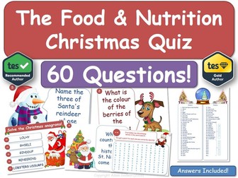 Food & Nutrition Christmas Quiz!