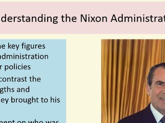 Understanding the Nixon Adminstration 1968