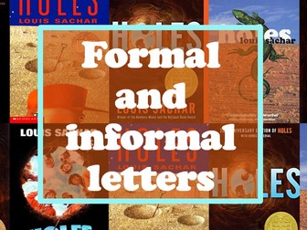 Holes, formal and informal letters