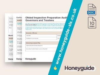 Ofsted Preparation Questions for Governors