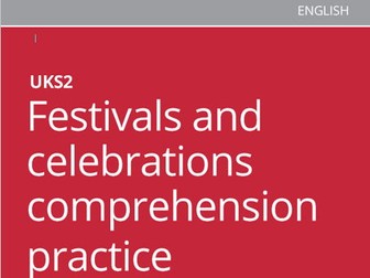 Festivals and celebrations comprehension practice
