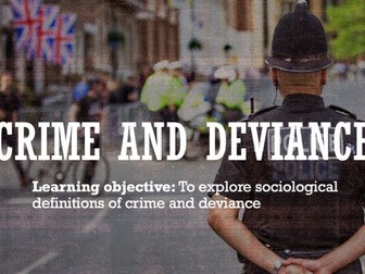 CRIME & DEVIANCE- SOCIOLOGY-FULL LESSONS