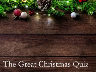 The Great Christmas Quiz