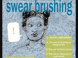 Swear Brushing QUIZ POSTER