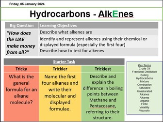Hydrocarbons (Alkenes)