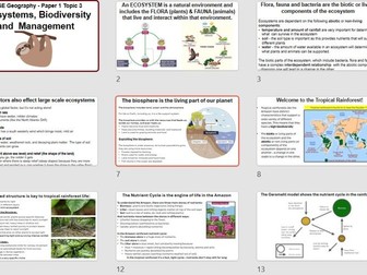 Ecosystems, Biodiversity Management Free revision pdf