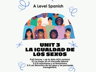 AQA A Level Spanish - Unit 3 La Igualdad de los Sexos 2025/26 FULL
