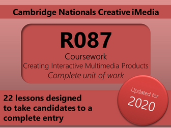 Creative iMedia R087 Unit of work