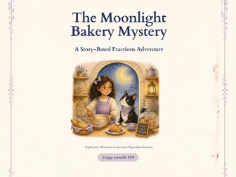 The Moonlight Bakery Mystery | Fractions Activities