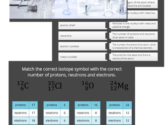 Interactive Atomic Structure Quiz