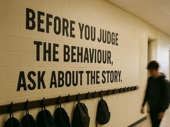 Before You Judge the Behaviour — Safeguarding Reflection Poster (A3 & A4 + Staff Guide)