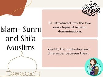 Islam- Sunni and Shi'a Muslims