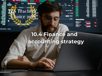 Cambridge A-Level Business Finance Accounting Strategy PowerPoint 2026-2028 Exams Unit 10.4