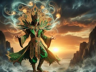 Story / Narrative (from Loki's perspective) linked to The Viking Gods: Unit of English for Upper KS2