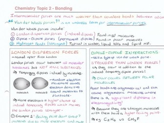 A* STUDENT EDEXCEL A LEVEL CHEMISTRY NOTES - BONDING AND STRUCTURE