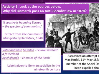 German Nationalism: Bismarck and Socialism